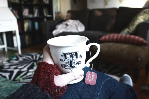me with a teacup