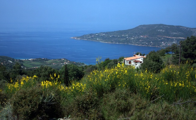 house on a greek island