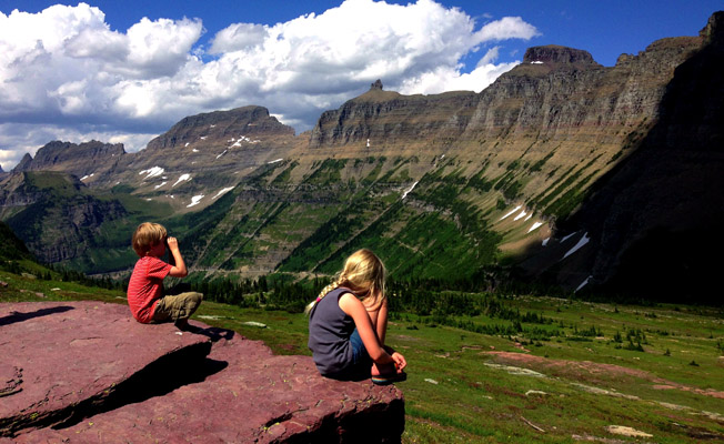 Gorgeous overlook at Glacier National Park