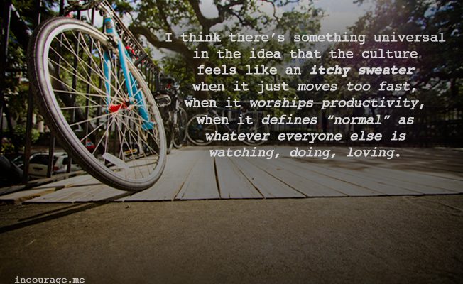Why You Might Need a Blue Bike - incourage.me